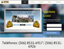 Tablet Screenshot of cuidadopeligro.com
